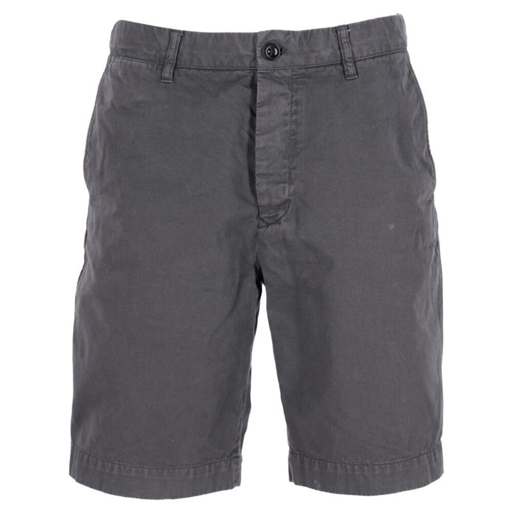 Mr. P. Bermuda Shorts in Grey Cotton